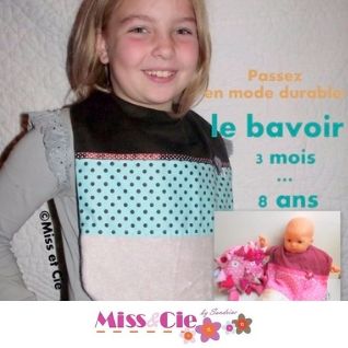 Bavoir enfant Miss et Cie | Bavoir made in France